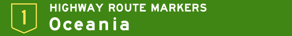 Route Markers: Oceania