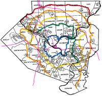 [Map of Belt Route System]