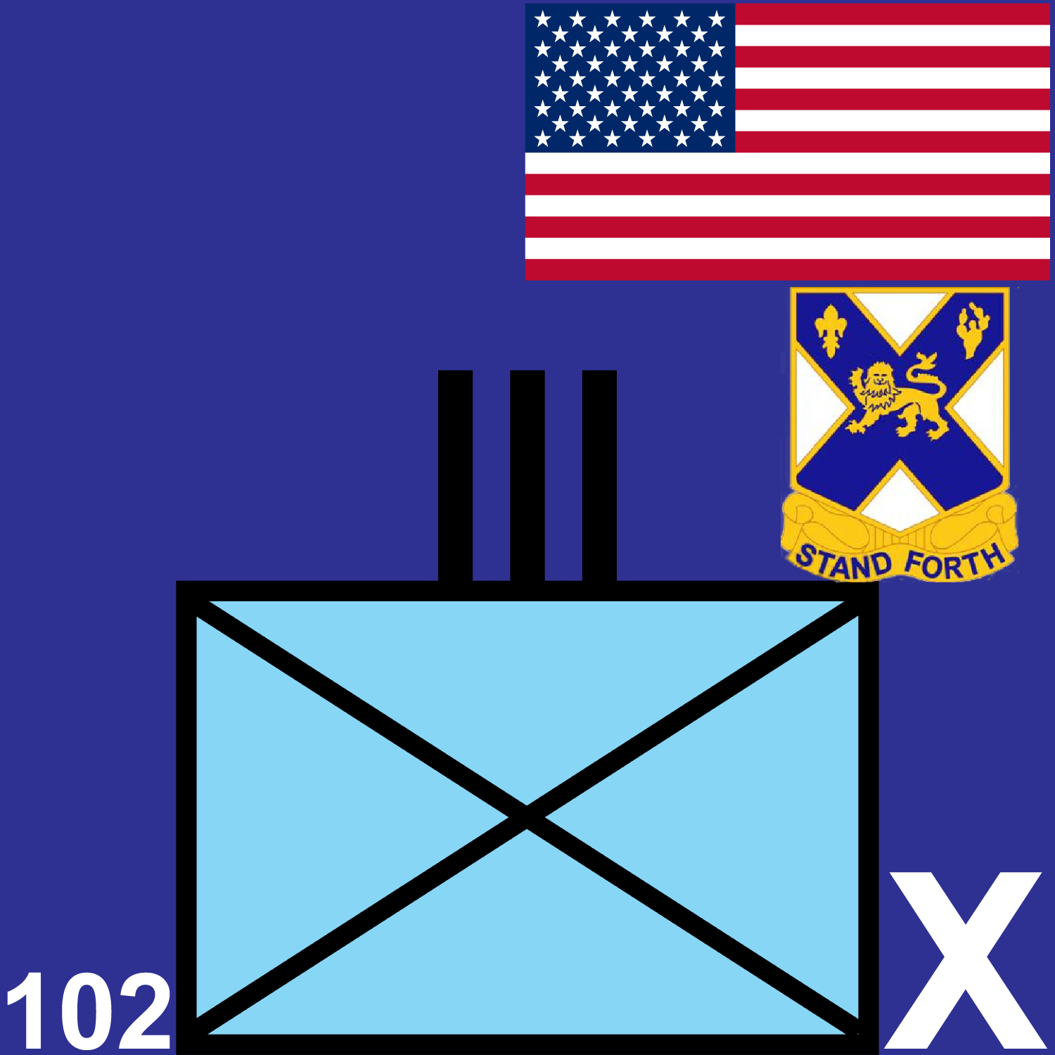 102d Infantry Regiment unit graphic