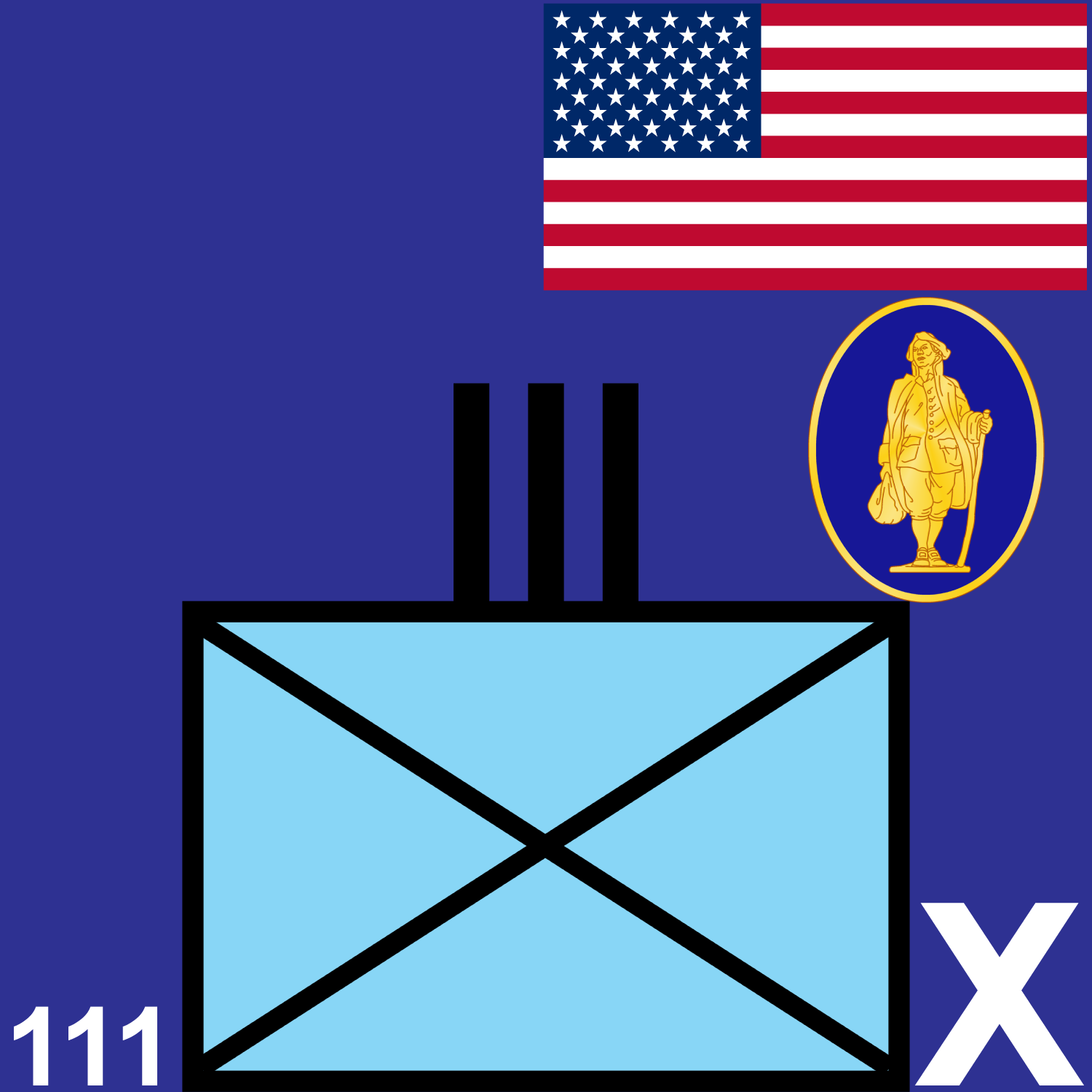 111th Infantry Regiment unit graphic