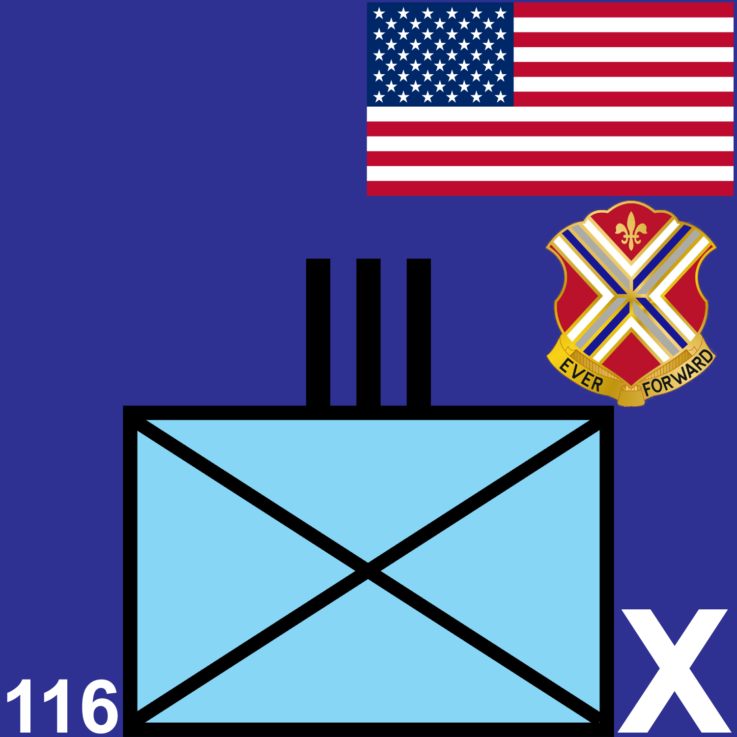 116th Infantry Regiment unit graphic