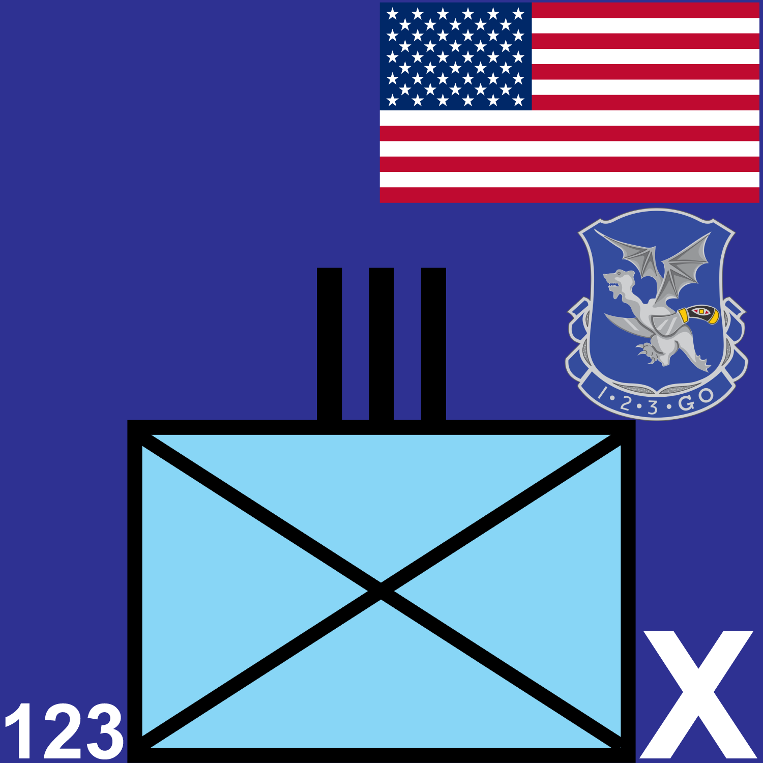 123d Infantry Regiment unit graphic
