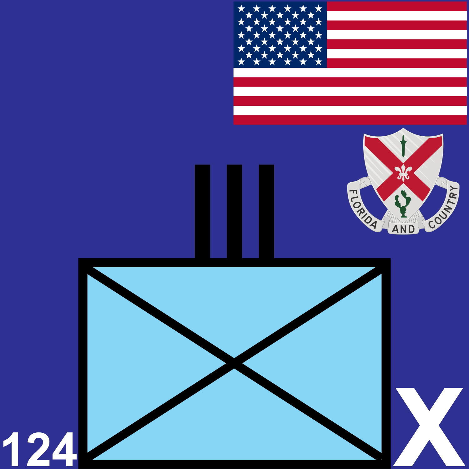 124th Infantry Regiment unit graphic
