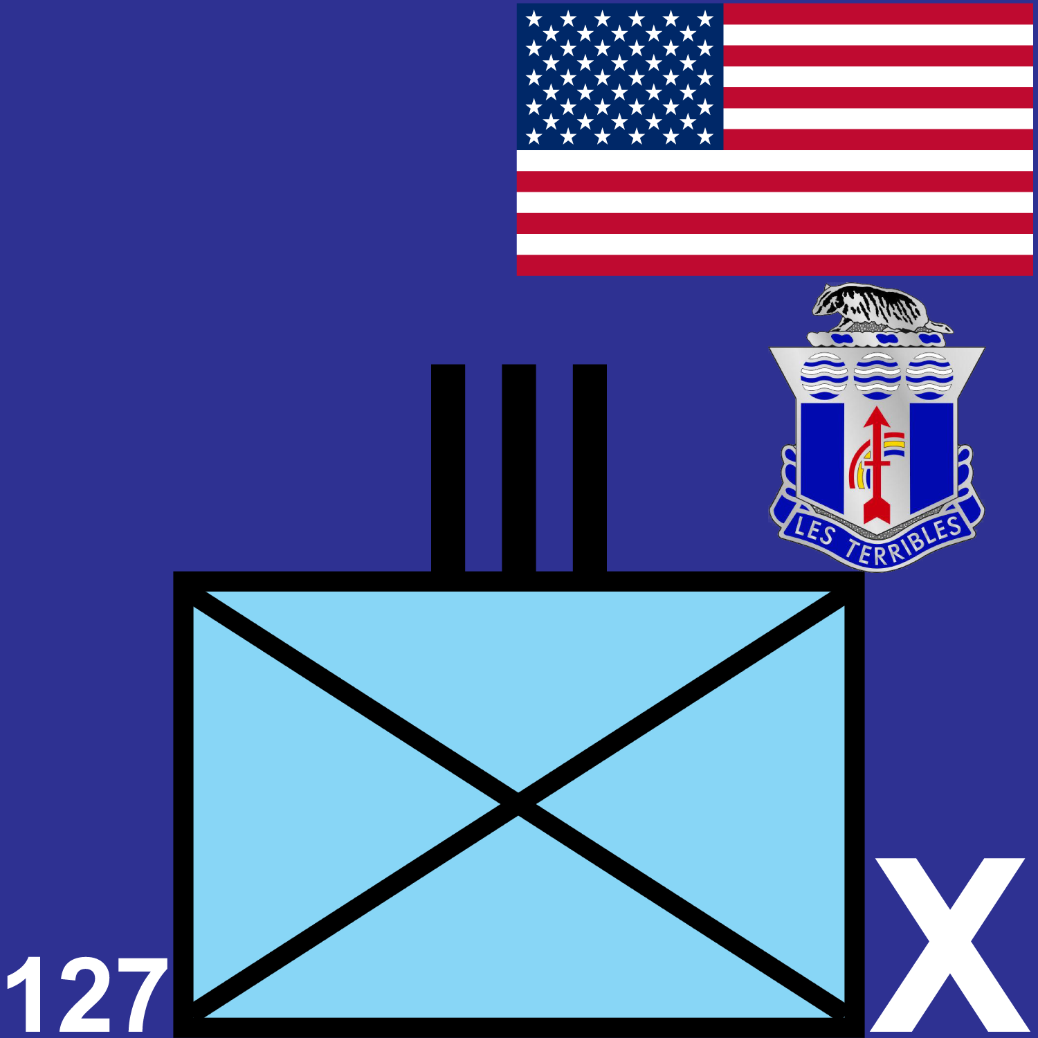 127th Infantry Regiment unit graphic