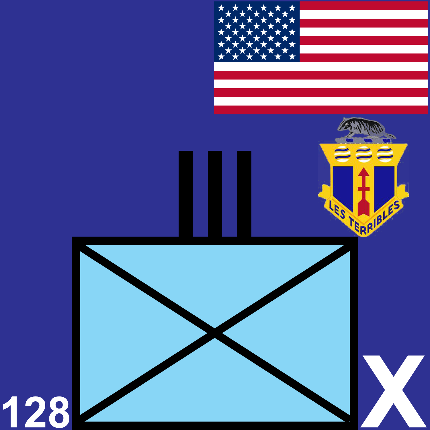 128th Infantry Regiment unit graphic