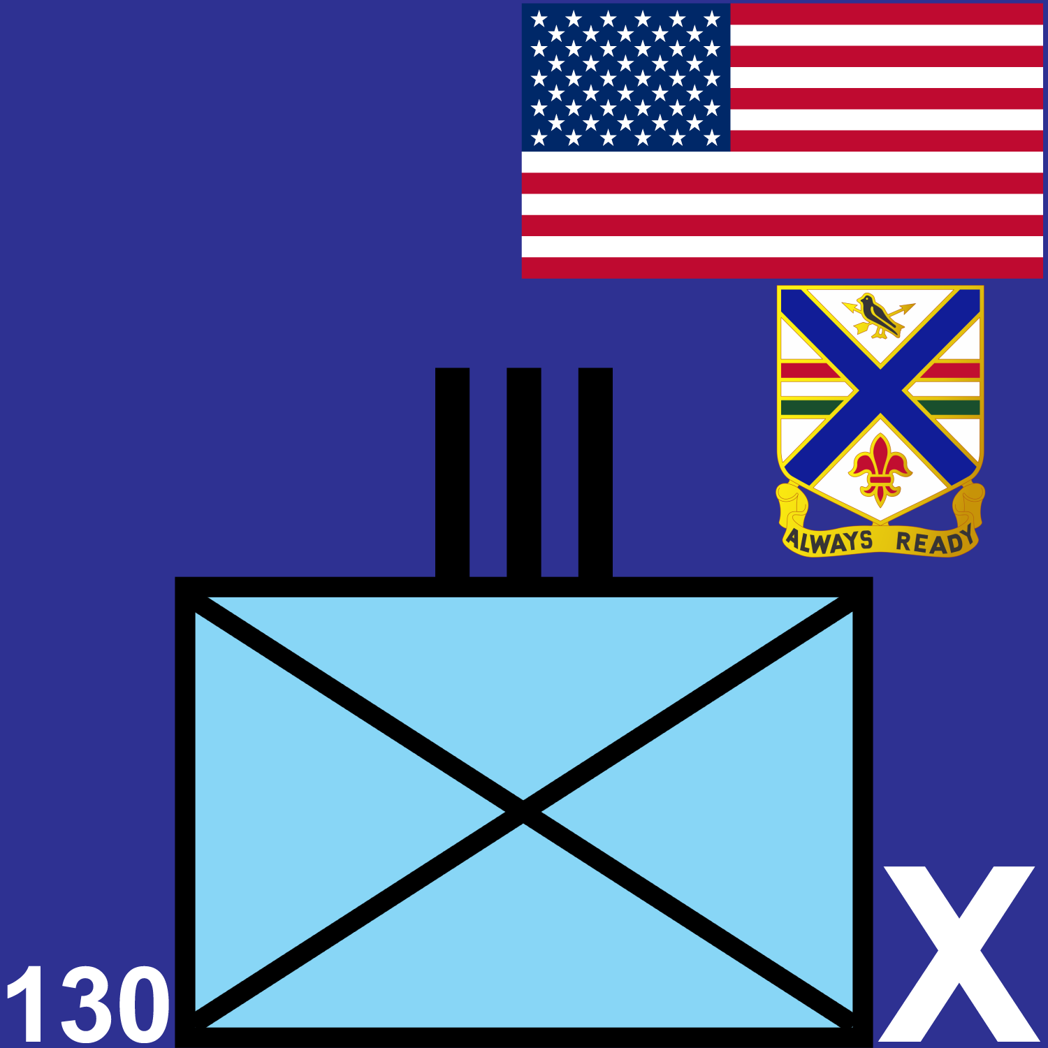 130th Infantry Regiment unit graphic