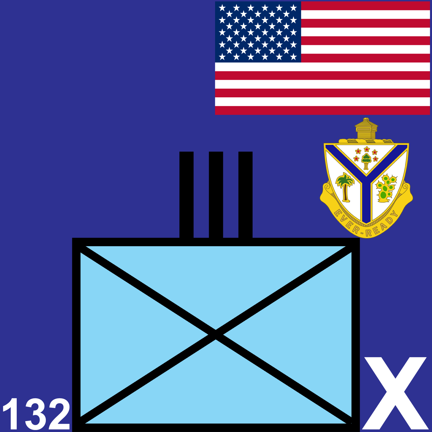 132d Infantry Regiment unit graphic