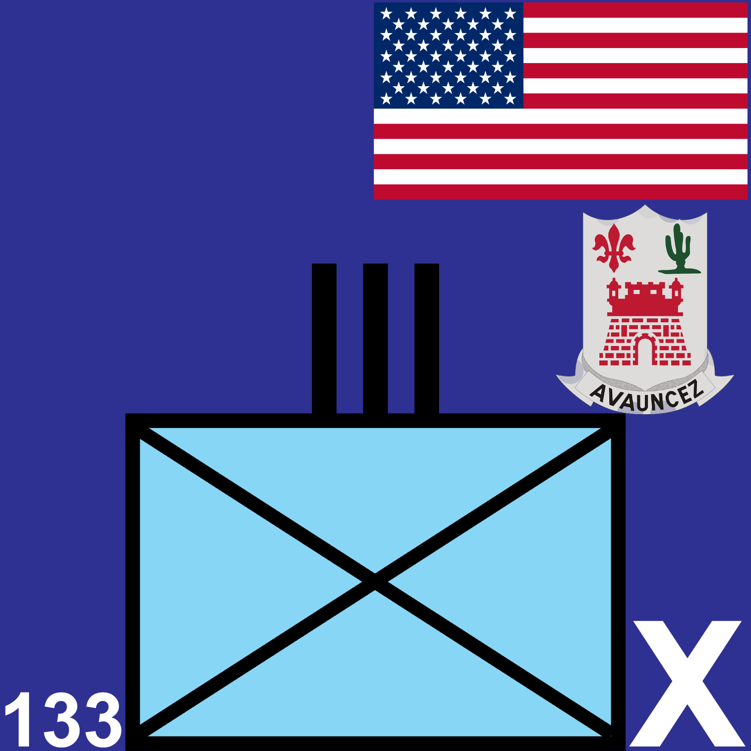 133d Infantry Regiment unit graphic