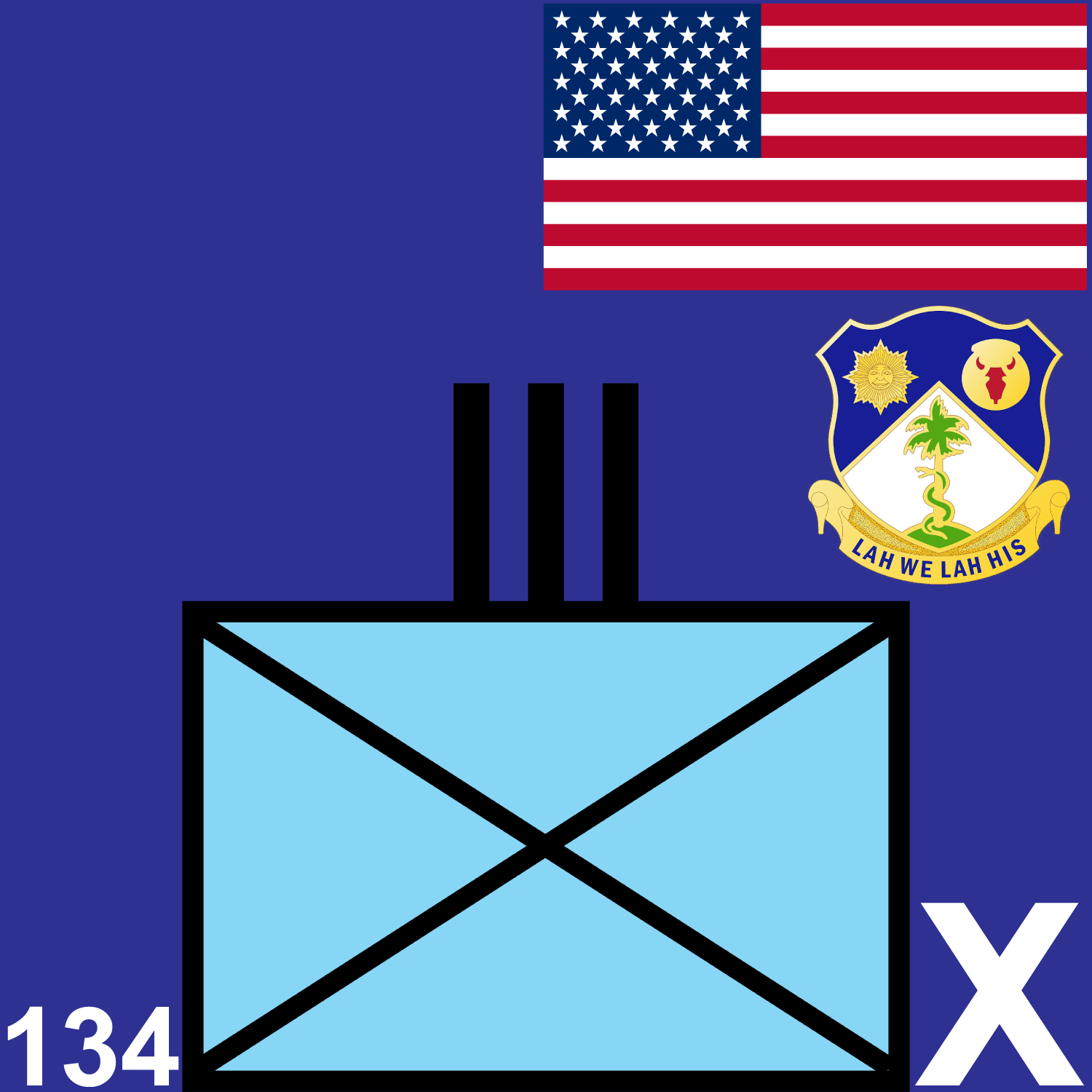 134th Infantry Regiment unit graphic