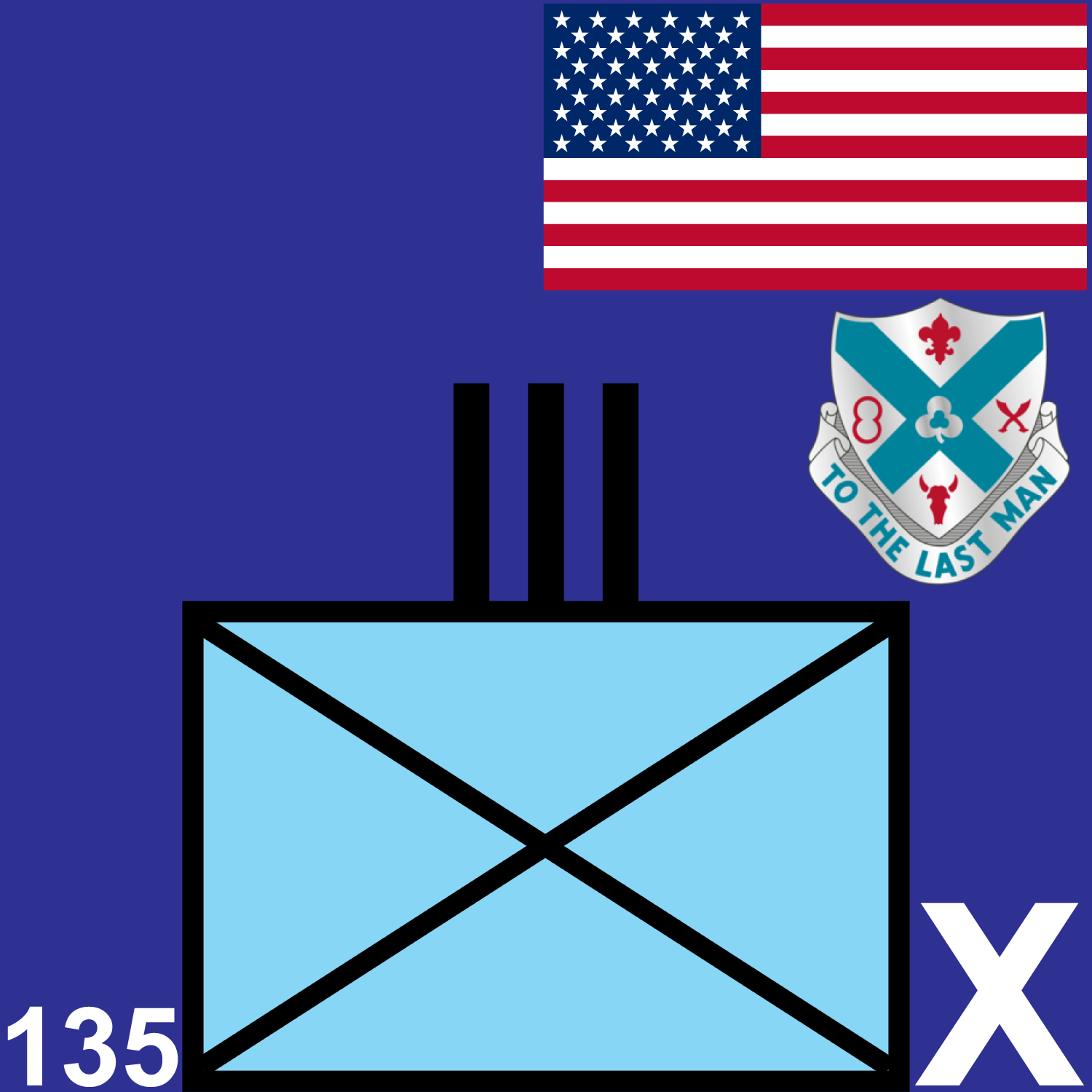 135th Infantry Regiment unit graphic