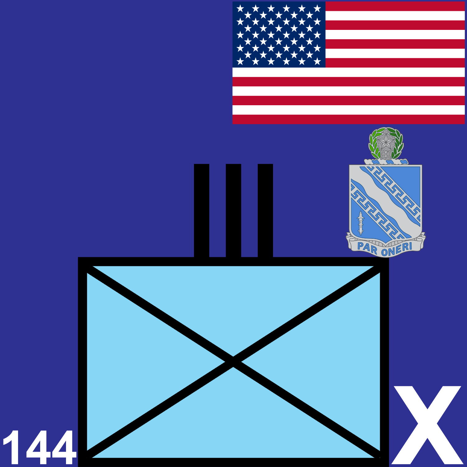 144th Infantry Regiment unit graphic