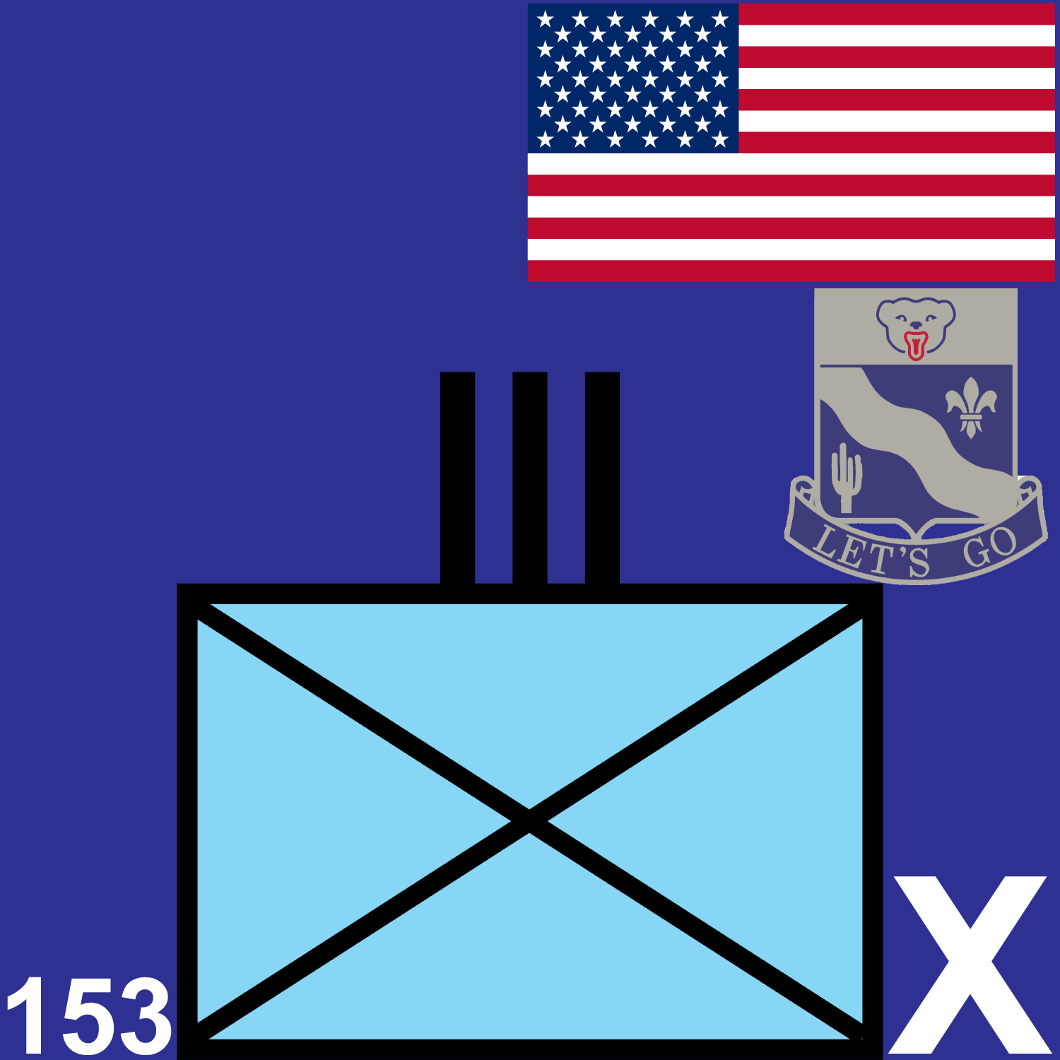 153d Infantry Regiment unit graphic