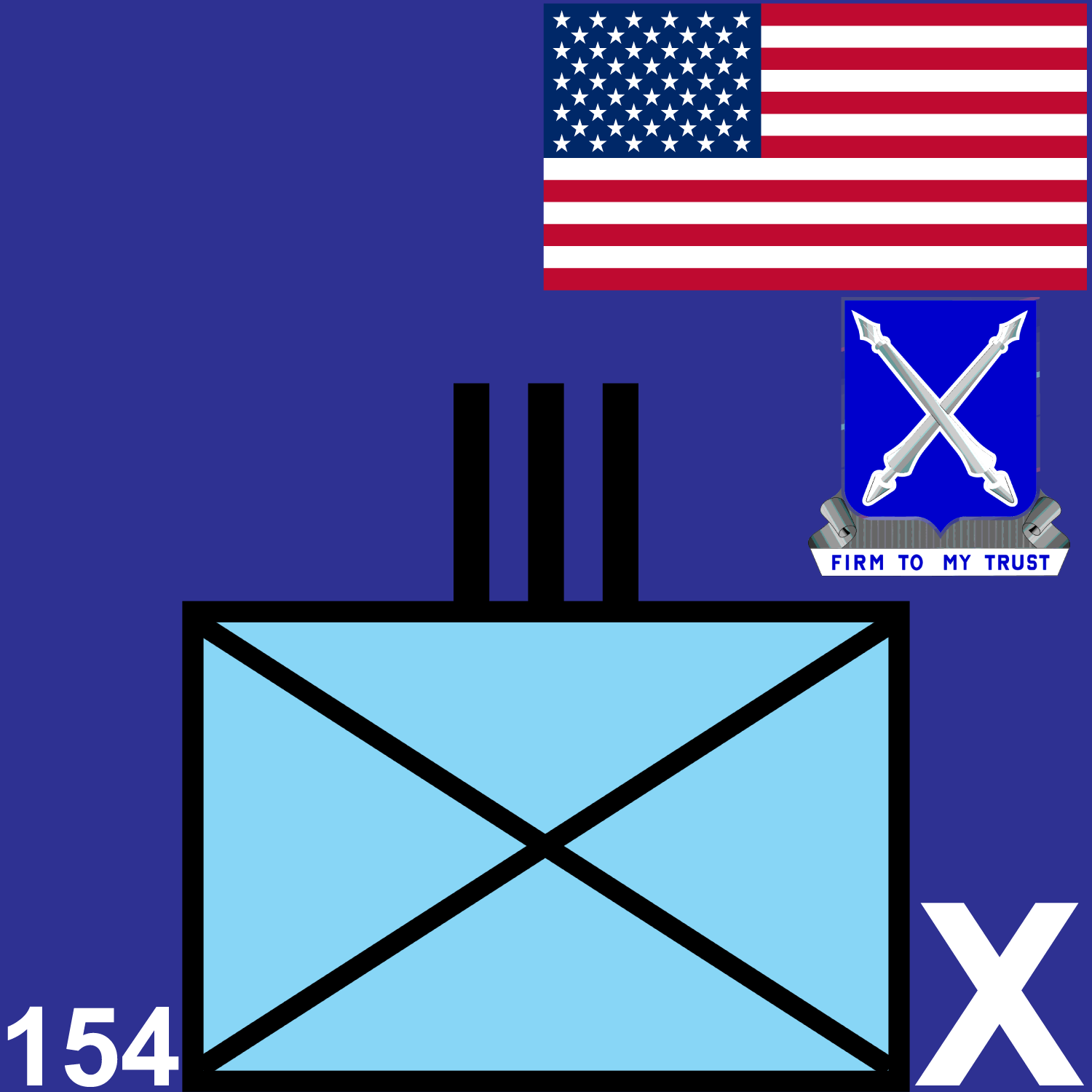 154th Infantry Regiment unit graphic