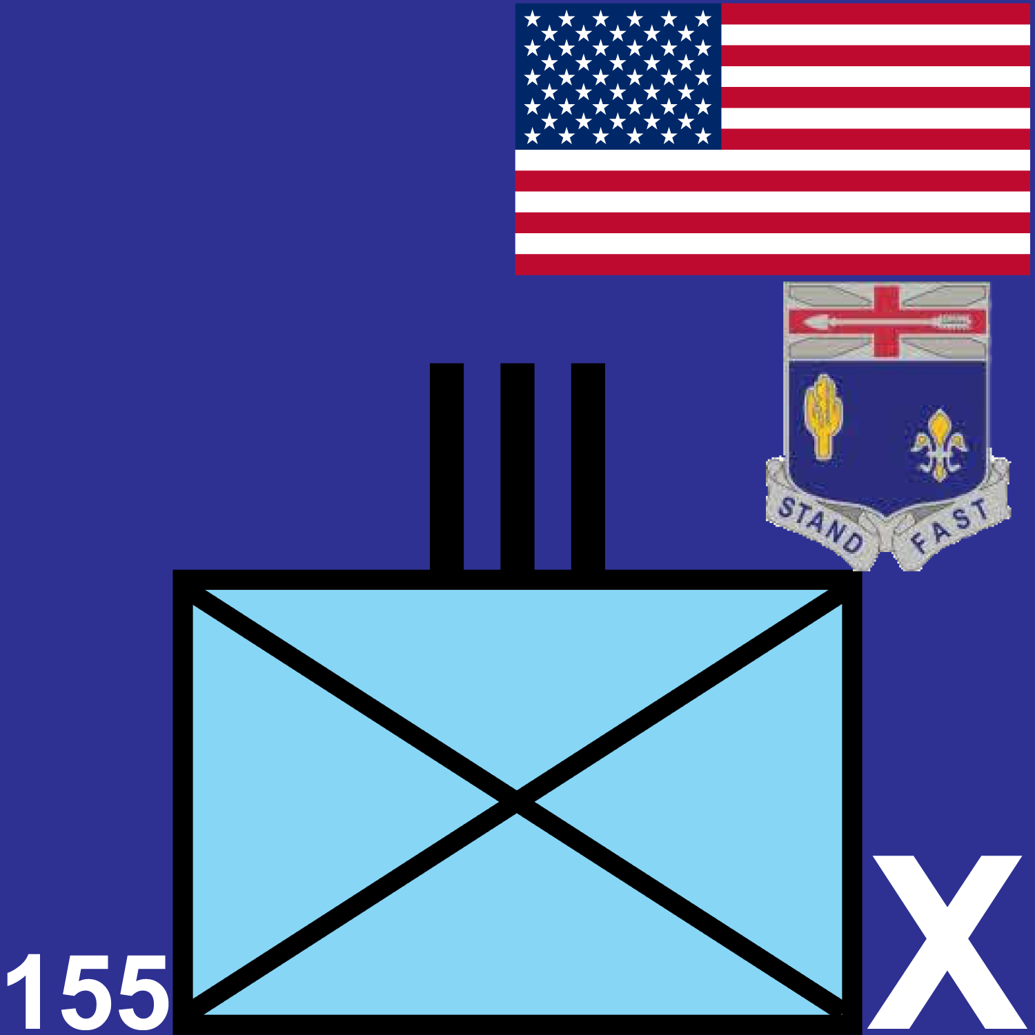 155th Infantry Regiment unit graphic