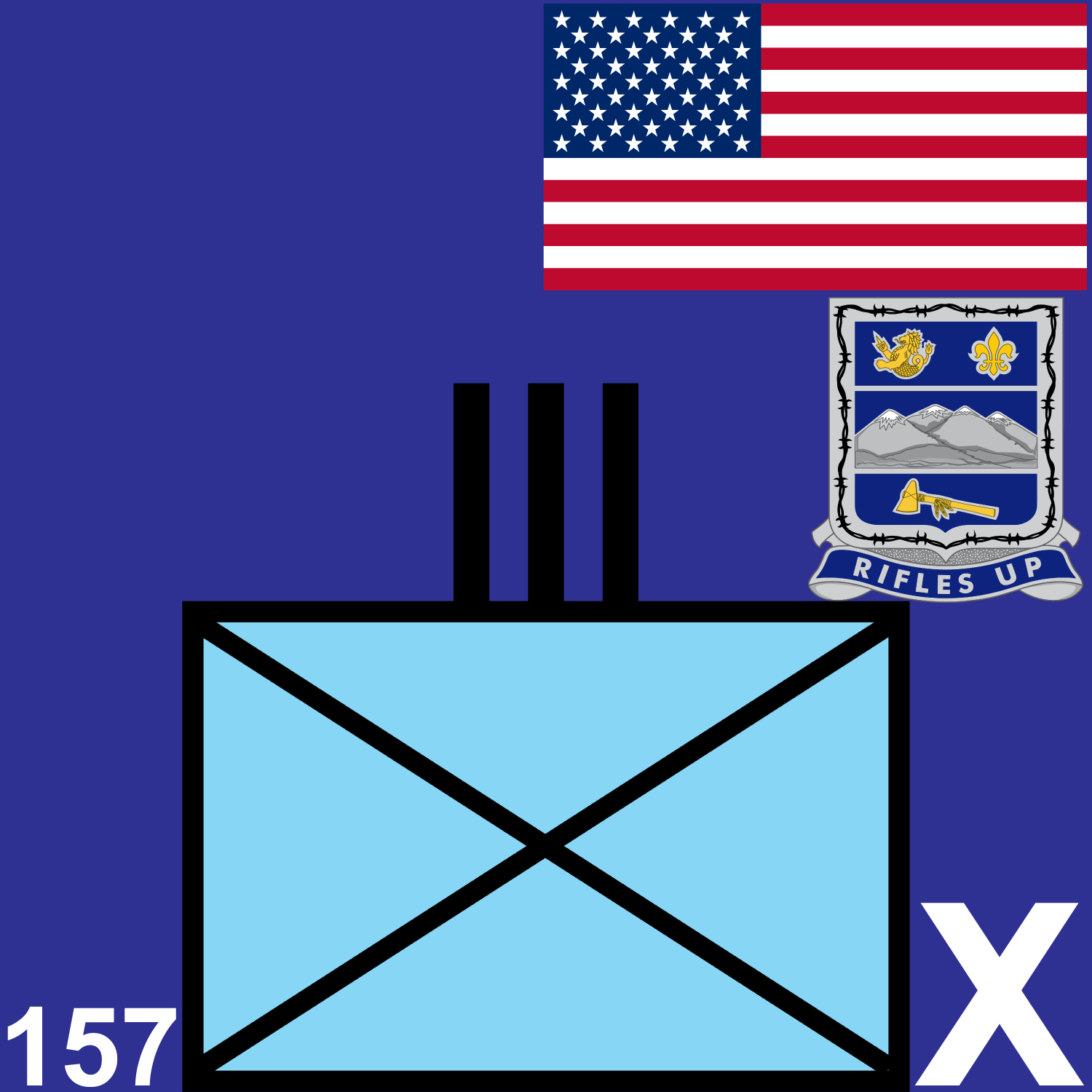 157th Infantry Regiment unit graphic