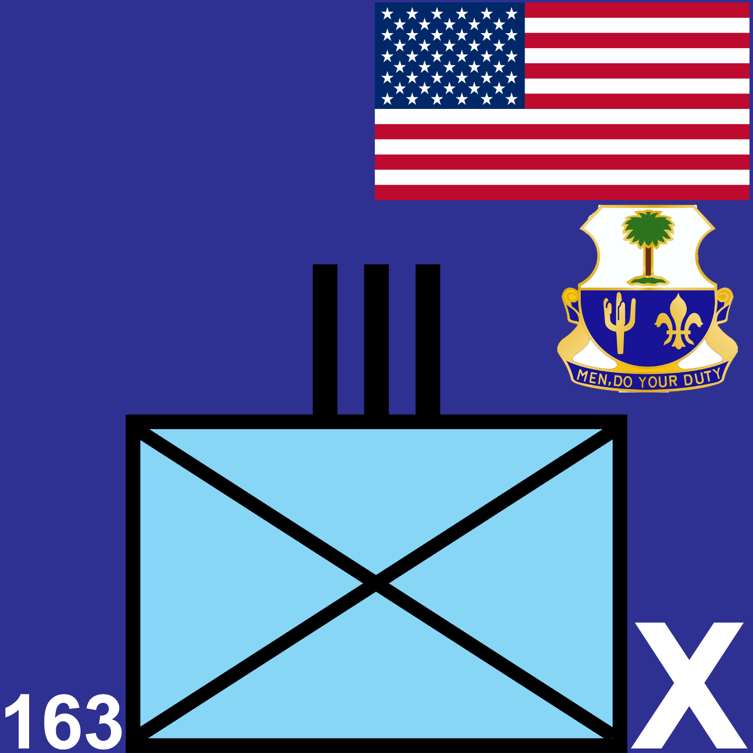 163d Infantry Regiment unit graphic