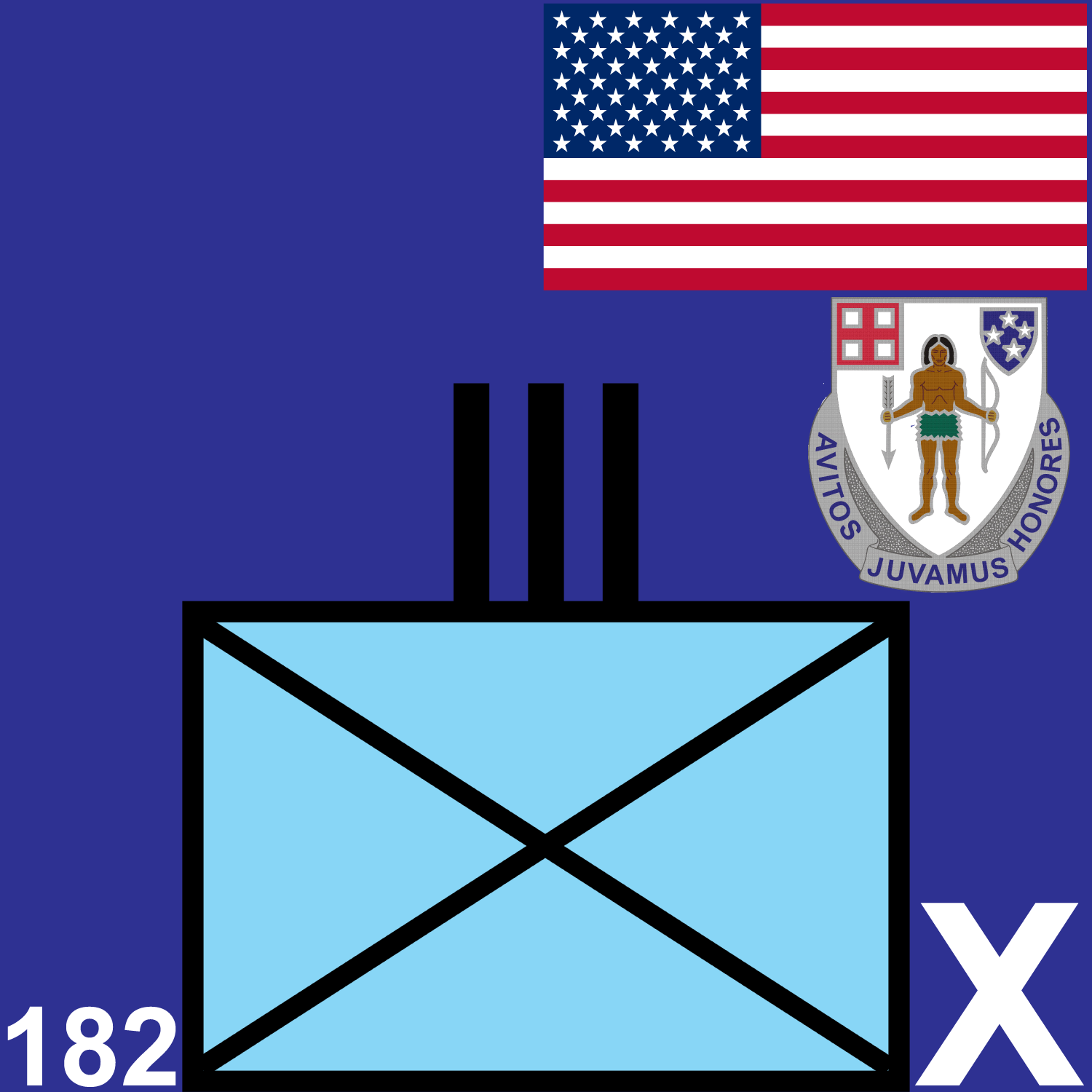 182d Infantry Regiment unit graphic
