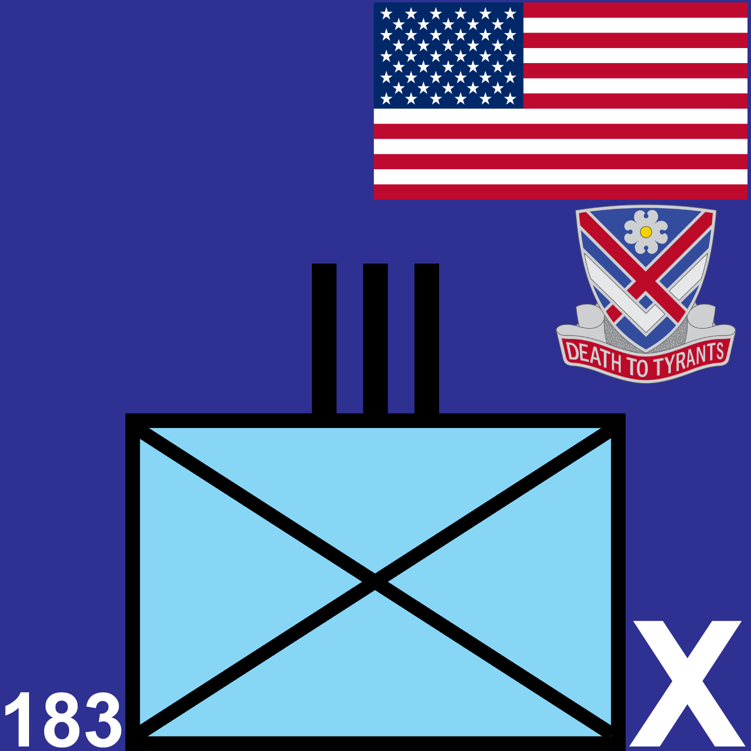 183d Infantry Regiment unit graphic
