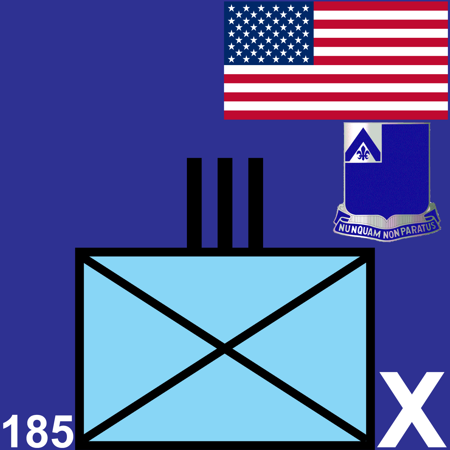 185th Infantry Regiment unit graphic