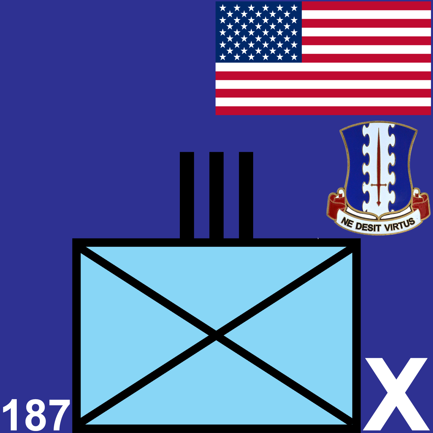 187th Infantry Regiment unit graphic