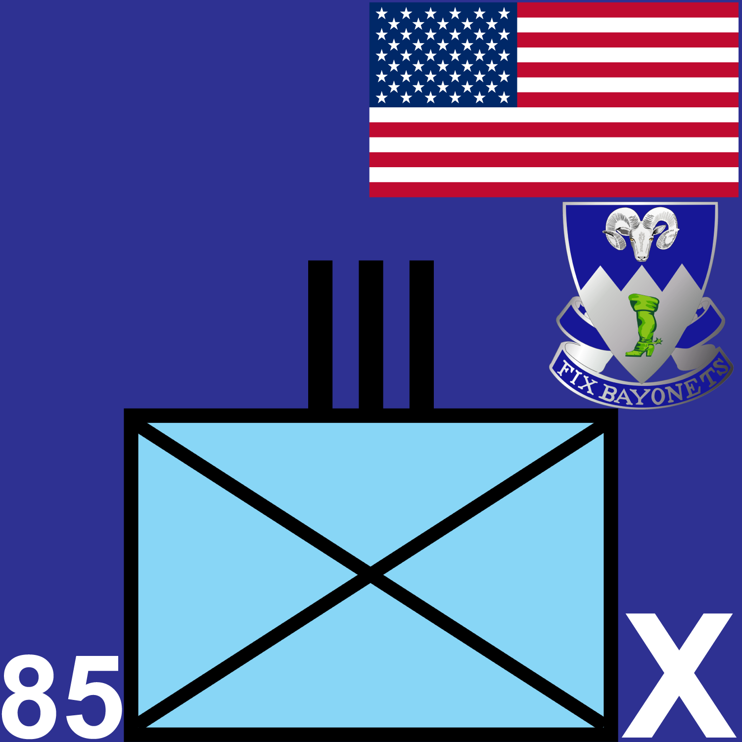 85th Infantry Regiment unit graphic