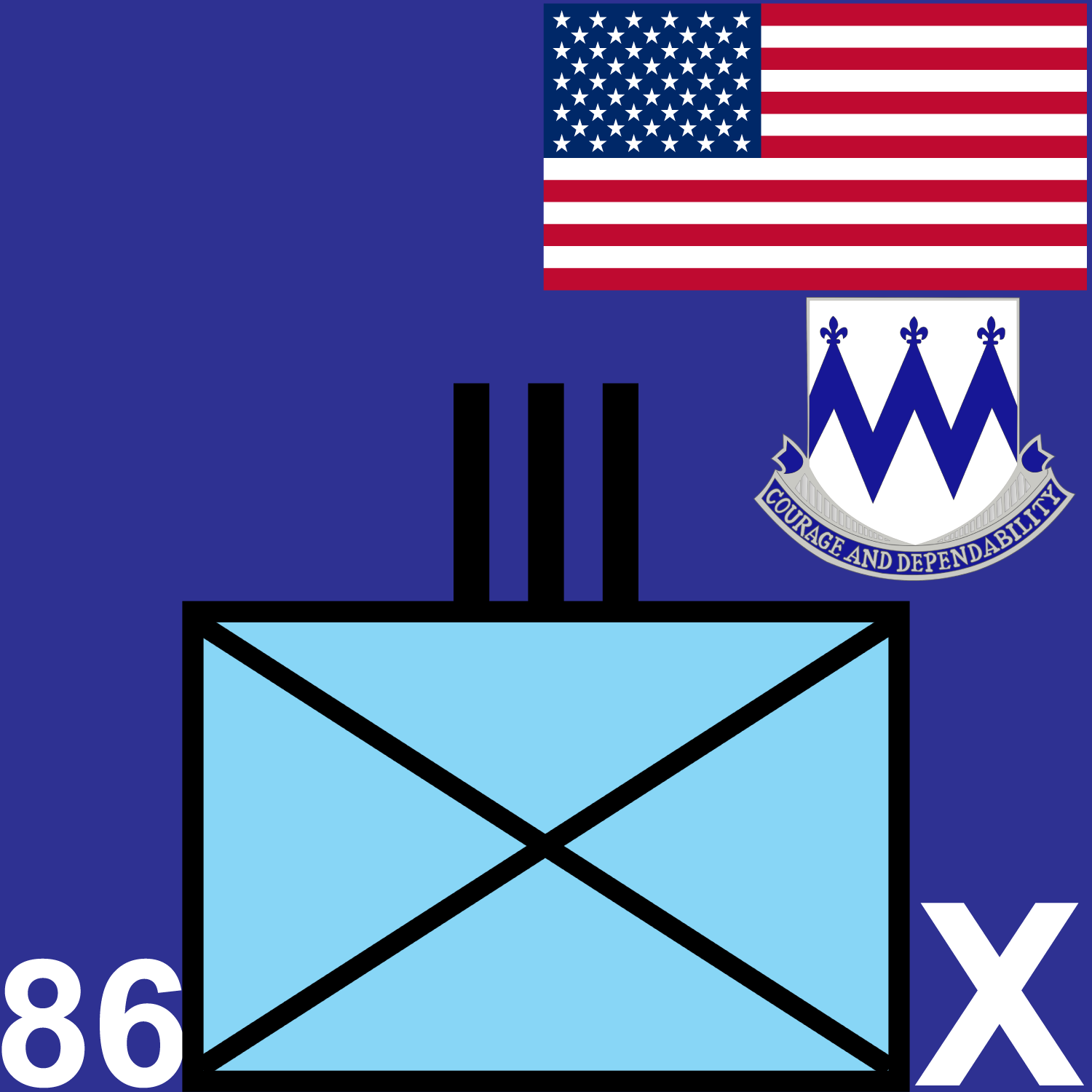 86th Infantry Regiment unit graphic